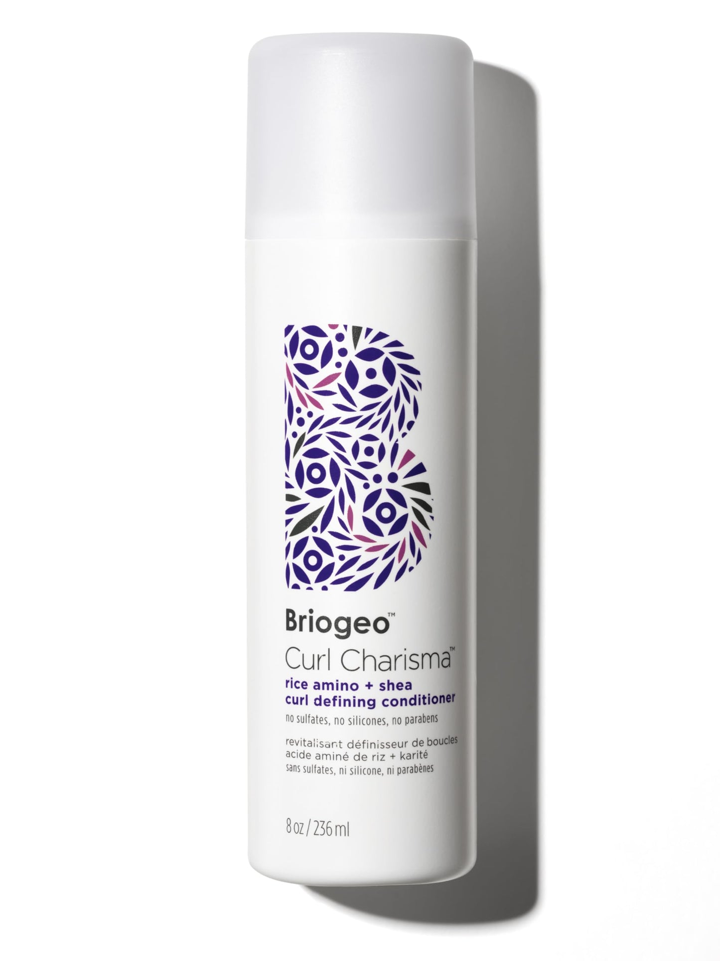 Briogeo Curl Charisma Rice Amino + Avocado Hydrating Conditioner, Define and Moisturize Wavy, Curly, and Coily Hair, Minimize Frizz, Sulfate-free