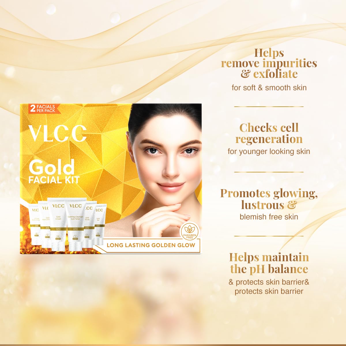 VLCC Natural Sciences Gold Facial Kit