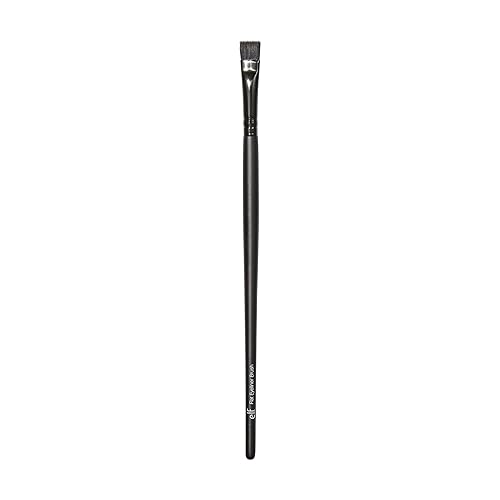 e.l.f. Flat Eyeliner Brush for Precision Application, Synthetic