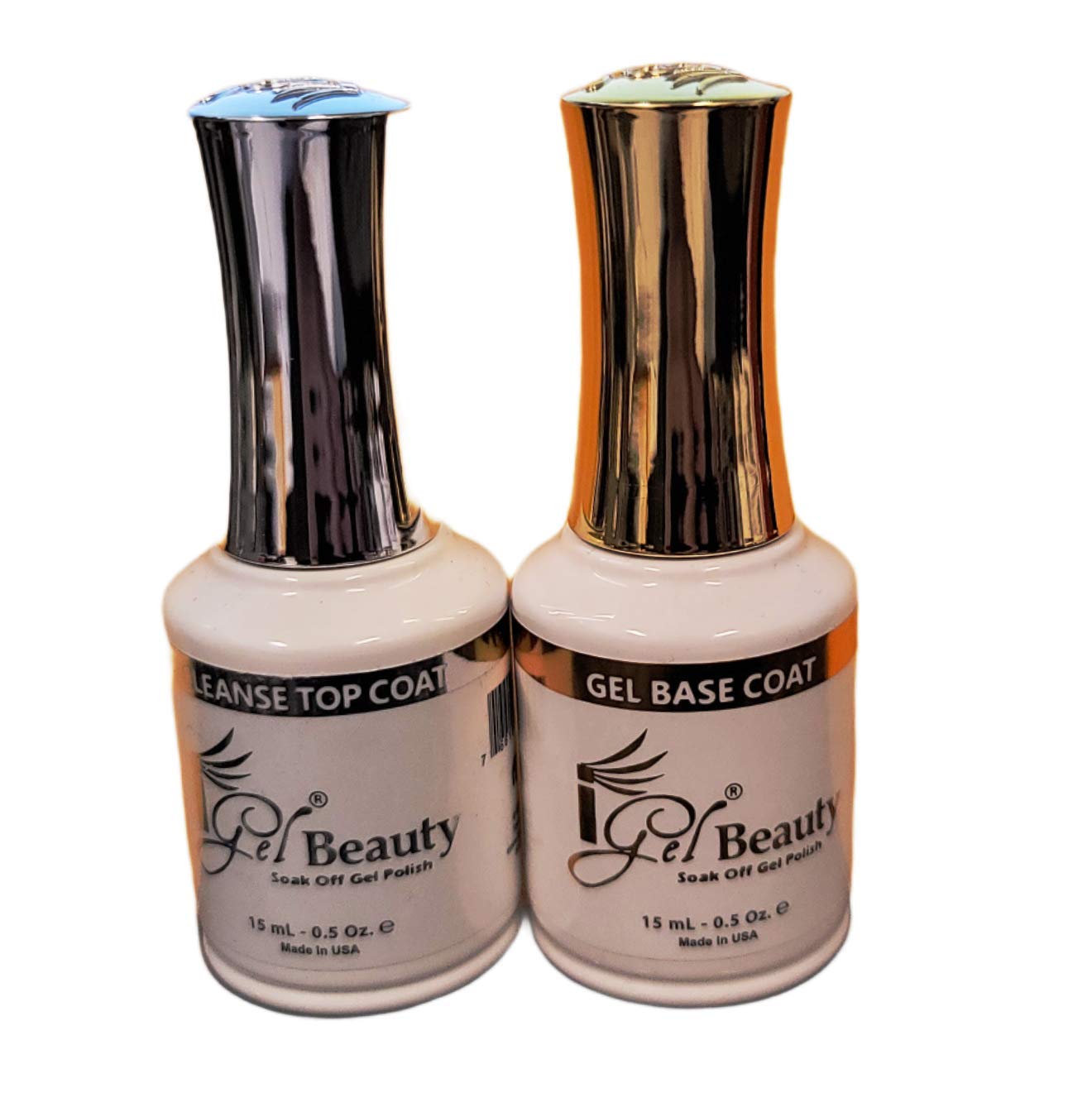IGEL Impeccable Soak Off Gel No-Wipe Top Coat + Base Coat 0.5 oz Beauty & Personal Care iGel Beauty