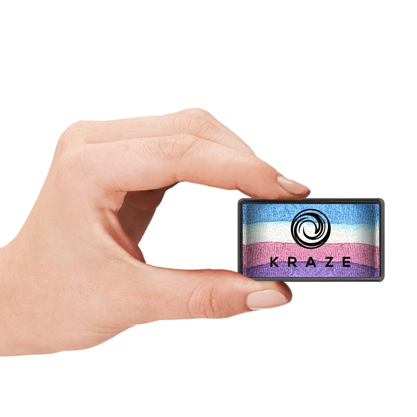 Kraze FX Dome Stroke - Unicorn Shimmer (25 gm), Professional 1-Stroke Split Cake, Hypoallergenic, Non-Toxic, Water Activated Face & Body Painting
