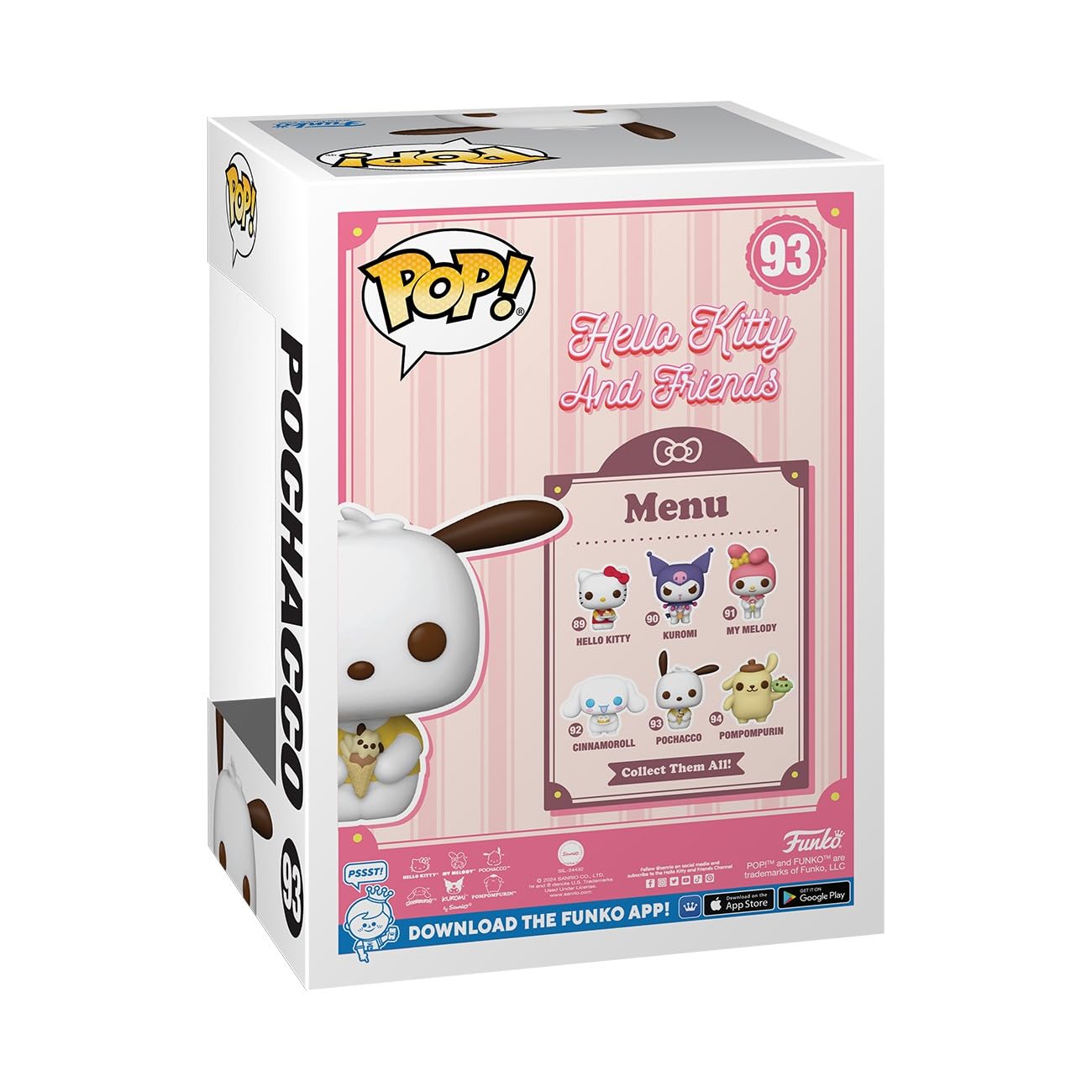 Funko POP! Sanrio: HK - Pochacco - Hello Kitty - Collectable Vinyl Figure - Gift Idea - Official Merchandise - for Kids & Adults - Cartoons Fans…