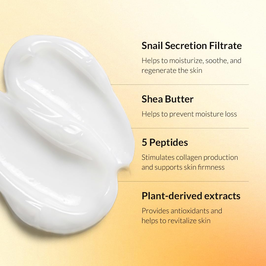 MIZON Snail Wrinkle Care Sleeping Pack with Snail Mucin, Adenosine, Shea Butter Overnight Firming Nourishing Mask for Damaged Skin and Fine Lines (2.7