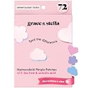 grace & stella Award Winning Pore Strip - Pimple Patches for Face - Hydrocolloid Acne Patches - Absorbs Zits, Reduces Redness - Cute Patches
