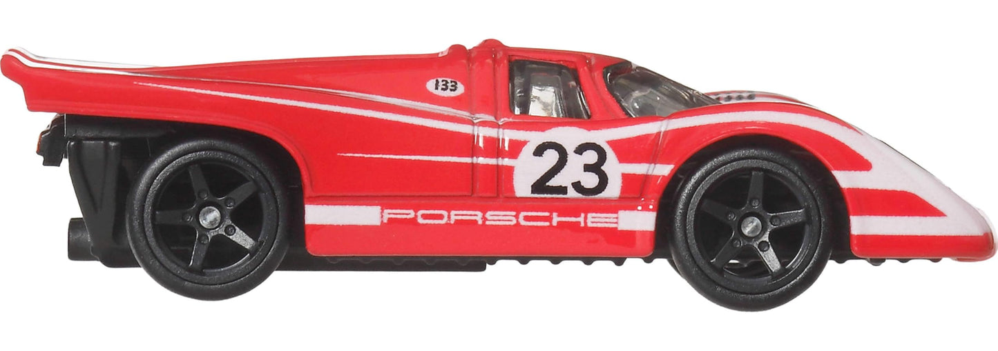 Hot Wheels Premium Car Culture Collectible Toy Car, 1:64 Scale Die-Cast Porsche 917K, Circuit Legends Vehicle with Real Riders Tires