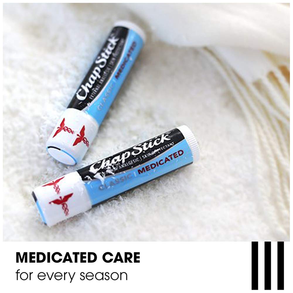 ChapStick Lip Balm Medicated 0.15 oz (Pack of 5)