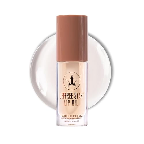 Jeffree Star Cosmetics Lip Oils, 0.17 oz, Moisturizing, Vegan, 5 Colors (Coffee Drip)