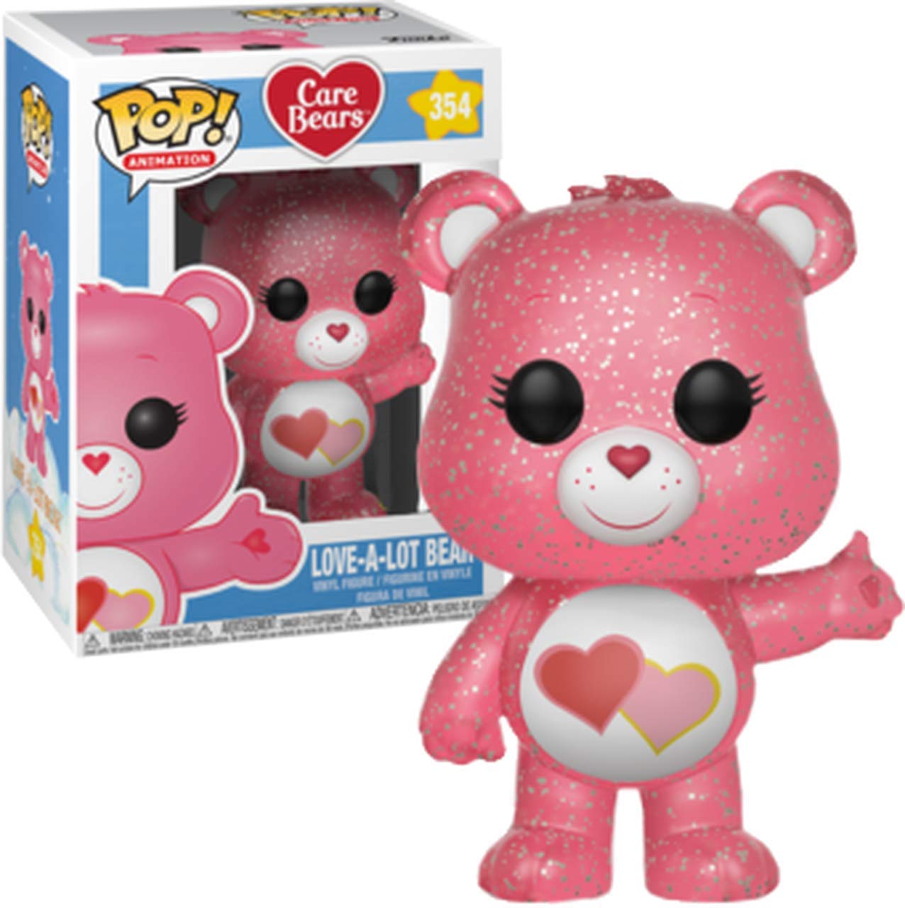 Funko Care Bears Glitter Love-a-Lot Bear Pop! Vinyl Figure #354