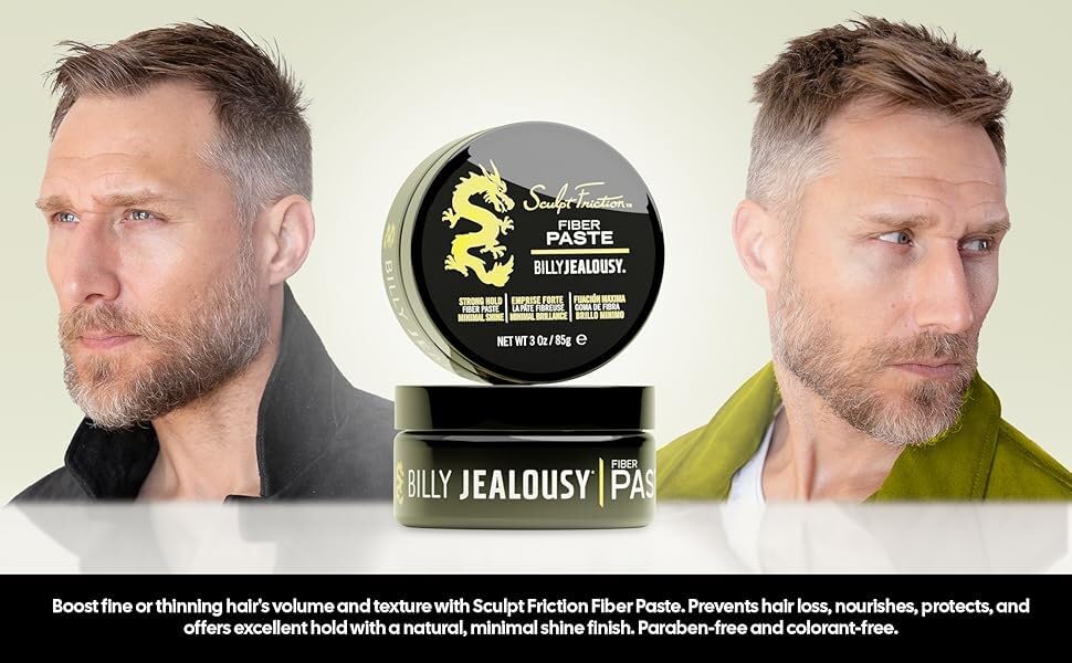 Billy Jealousy Sculpt Friction Fiber Paste, 3 oz