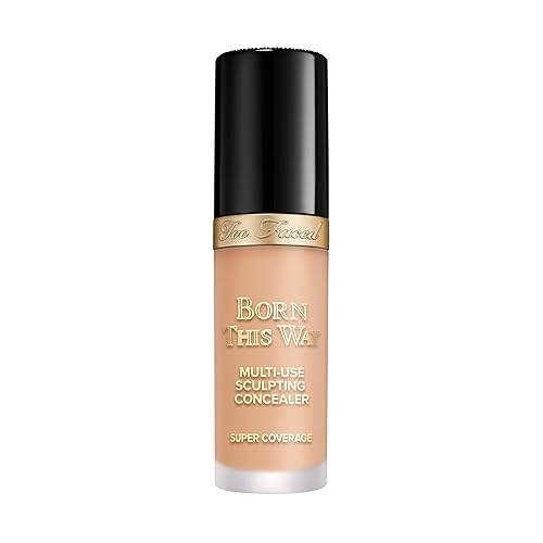 Too Faced Born This Way Super Coverage Multi-Use Concealer | Full Coverage, Non-Comedogenic, Oil Free + Long Lasting Concealer | Hyaluronic Acid +