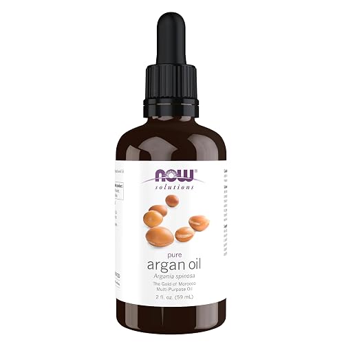 NOW Solutions Pure Argan Oil, 100% Pure, "Gold of Morocco" Multi-Purpose Oil, 2-Ounce