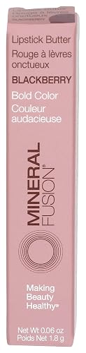 Lipstick Butter - Blackberry by Mineral Fusion for Women - 0.06 oz Lipstick