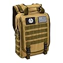 TORCH MOLLE Urban Commuter Backpack Laptop Bag Rucksack for Hiking Cycling Crossfit Light Rucking EDC Gear V2 (Desert)
