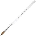 PANA Pure Kolinsky Hair Nail Brush - Round Clear Acrylic Handle (Size 10) - Nail Brush for Nail Application, Nail Extension, Manicure Pedicure Salon Beauty & Personal Care PANA