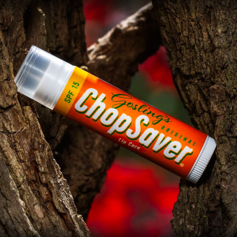 Goslings Original ChopSaver SPF 15 Lip Care, All Natural Lip Balm with SPF, Chapstick for Musicians and More, Effective Relief for Dry, Cracked Lips