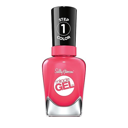 Sally Hansen Miracle Gel Salon Quality Nail Polish | Gel-Like Formula, Two-Step System, No UV Light Needed, Long Lasting | Opaque, Glossy | 339