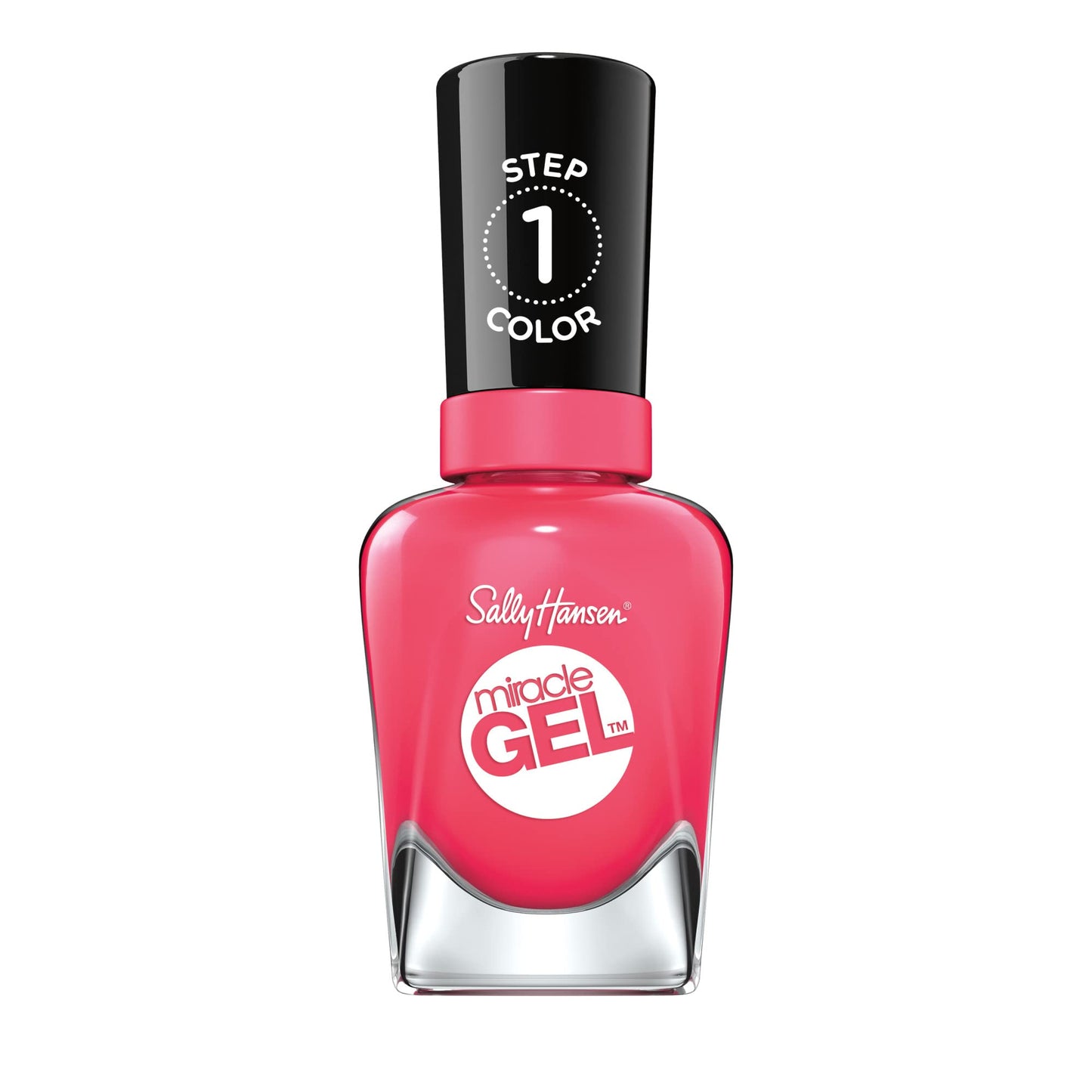 Sally Hansen Miracle Gel Salon Quality Nail Polish | Gel-Like Formula, Two-Step System, No UV Light Needed, Long Lasting | Opaque, Glossy | 339