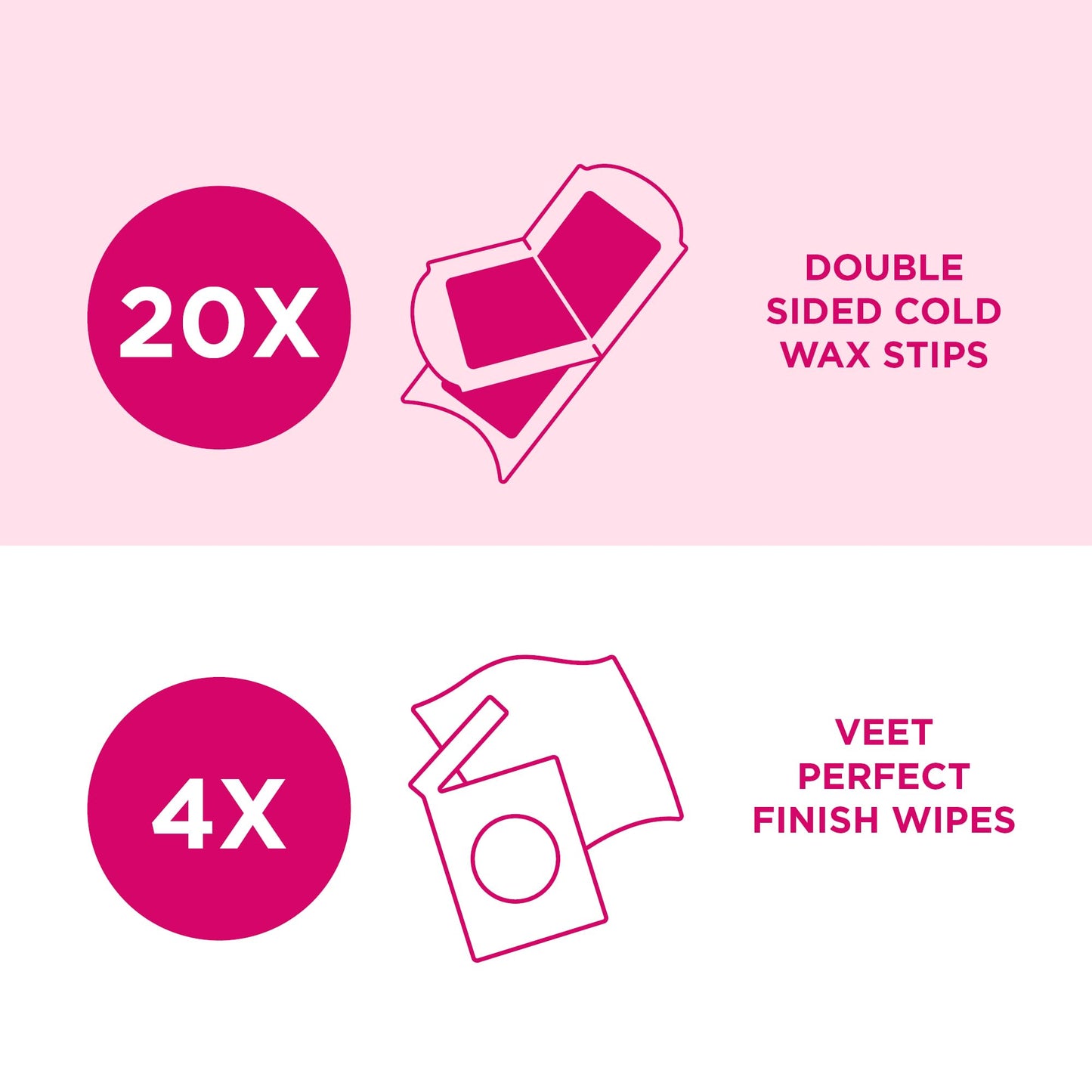 Veet Wax Strips for Sensitive Skin x 20 Beauty and Personal Care Veet