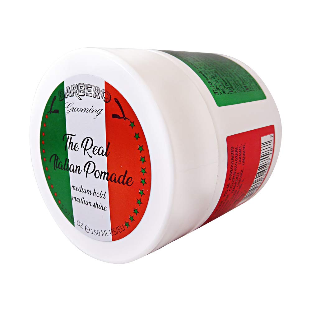 Barbero Grooming the Real Italian Pomade Medium Hold 5.07 oz / 150 ml