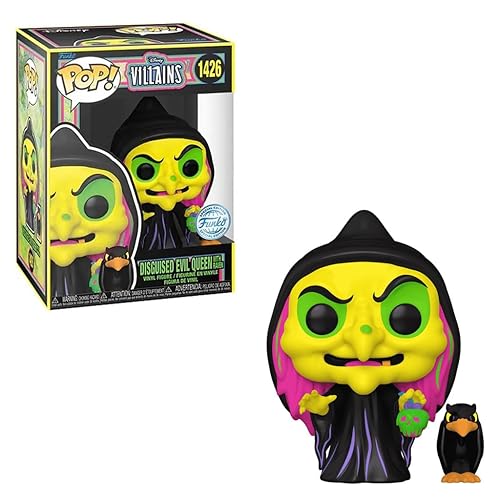 Funko Pop! Disney: Snow White - Witch with Raven (BLKLT) (Exc), Collectible Vinyl Figure - 76719