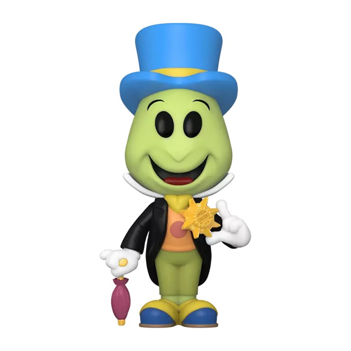 Funko Soda Vinyl: Disney - Jiminy Cricket Sealed Can with Chance at Chase (2024 Limited Edition Entertainment Expo Shared Exclusive)