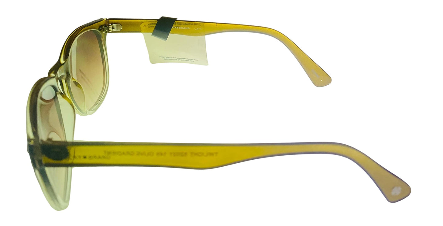 Lucky Twltoli52 Square Sunglasses, Olive Gradient, 52 mm