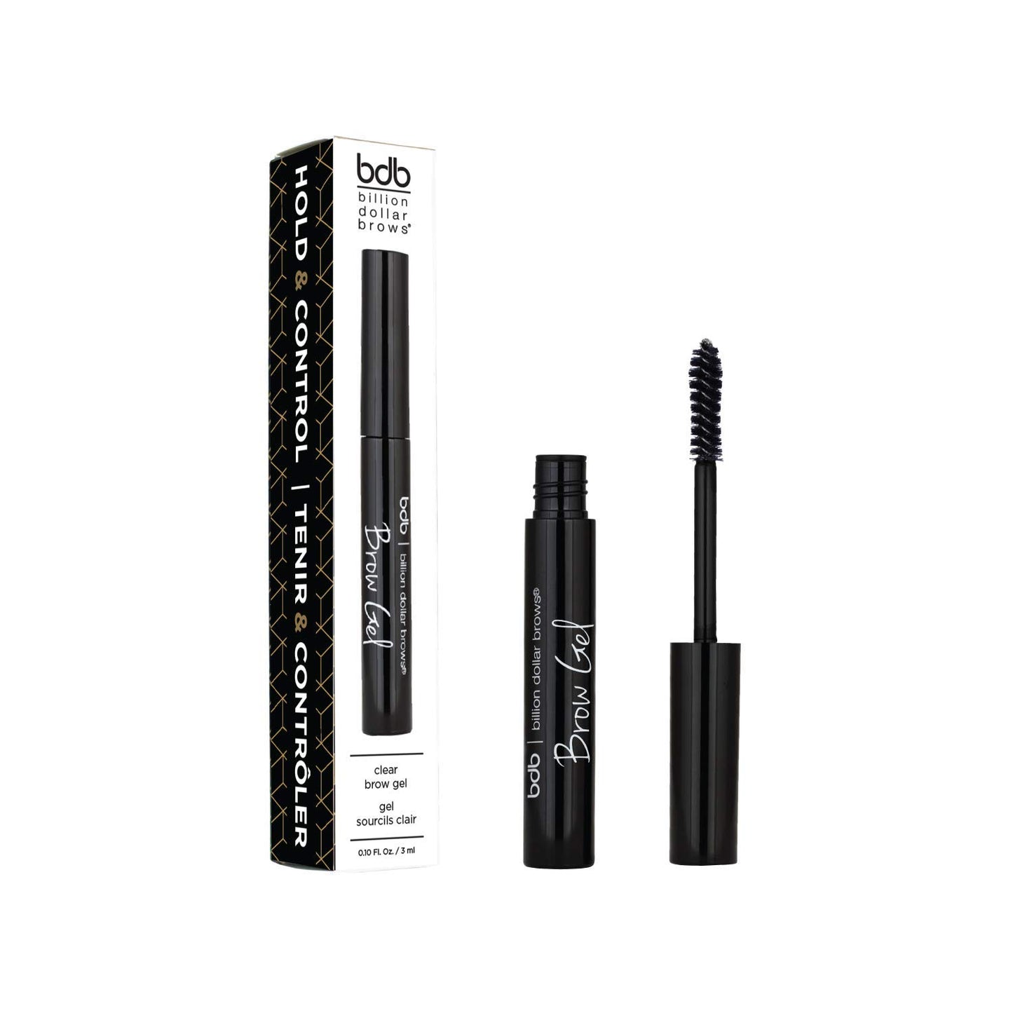 bdb Eyebrow Gel, Clear Formula - Effortless Brows, Waterproof