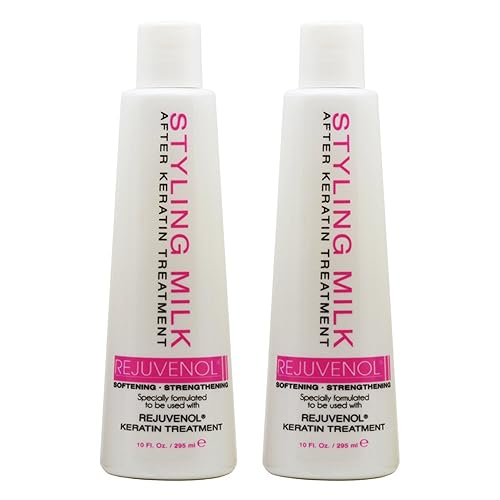 Rejuvenol After Keratin Treatment Styling Milk 10oz "Pack of 2"