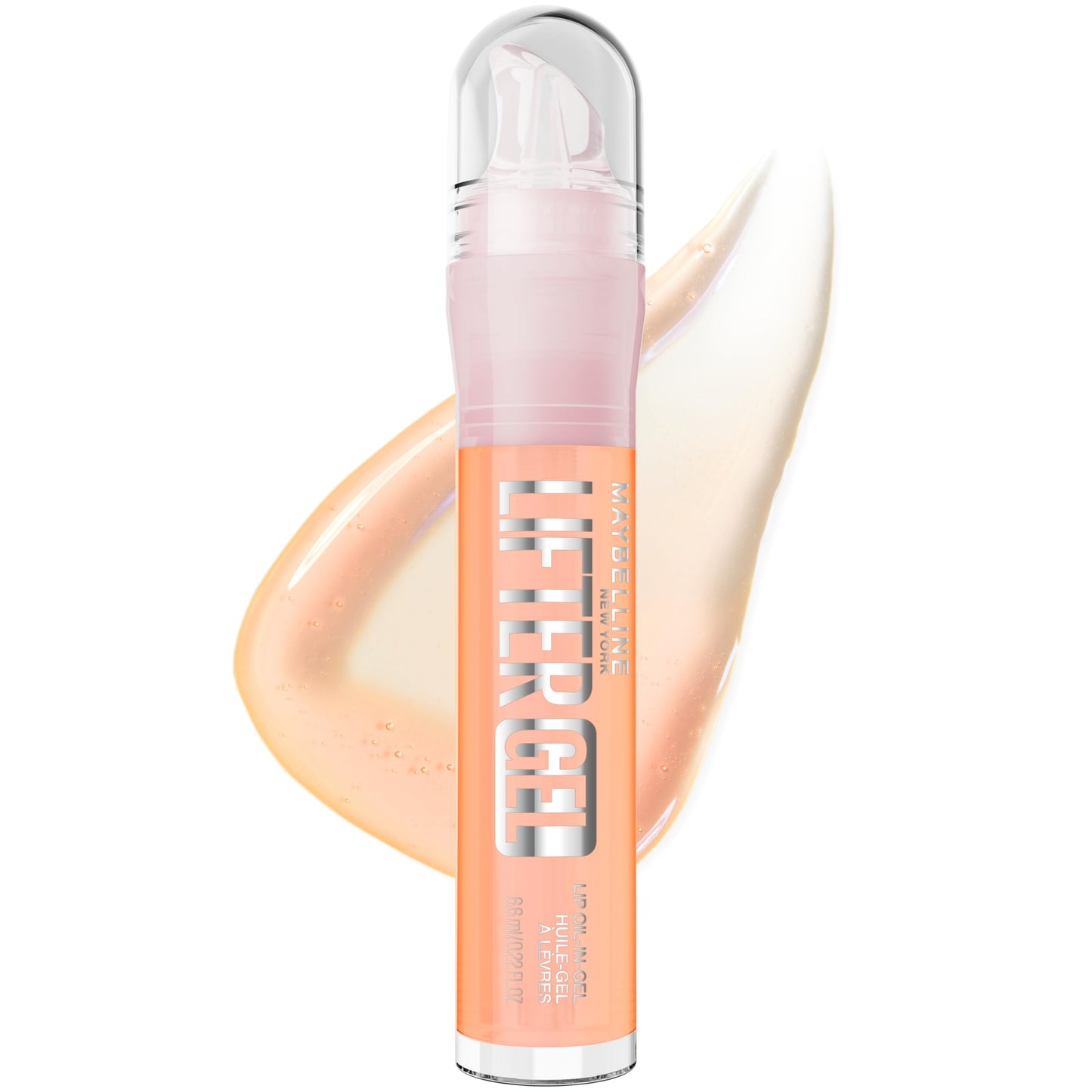 MAYBELLINE Lifter Oil-in-Gel Lip Gloss for Glassy, Bouncy Shine, Hydrating, Tinted Lip Balm and Moisturizer with Hyaluronic Acid and Passionfruit Oil,