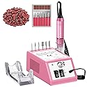 Jiasheng Electric Nail Drill, 30000rpm Professional Nail Drill Machine, Compact Electrical Nail File Kit for Acrylic Gel Nails Efile Drill