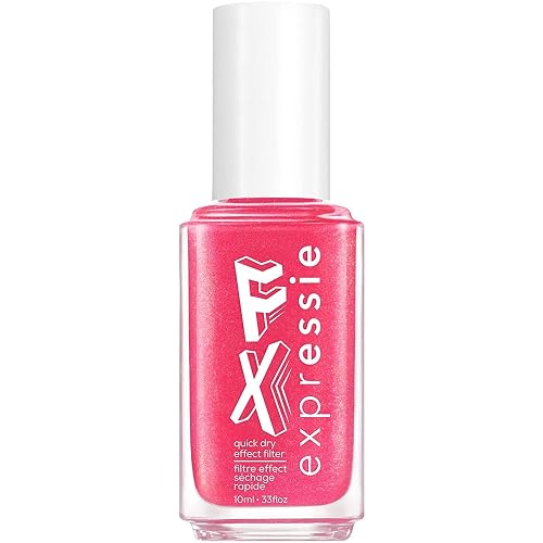 essie Expressie FX Quick-Dry Vegan Nail Polish, Red Glow Top Coat, Ethereal Glow, 0.33 fl oz Beauty & Personal Care essie
