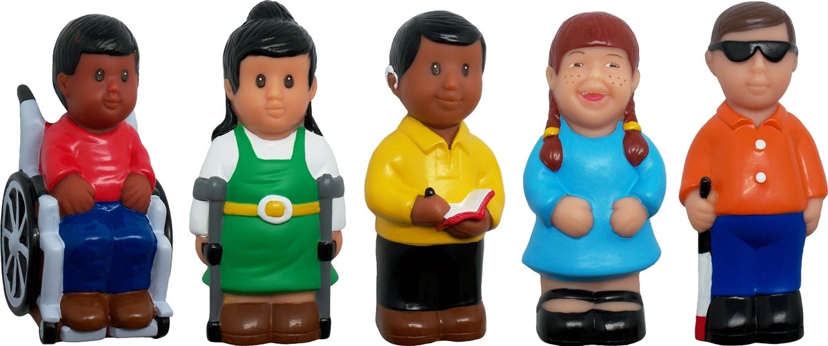Get Ready Kids Friends with Disabilities Play Figures