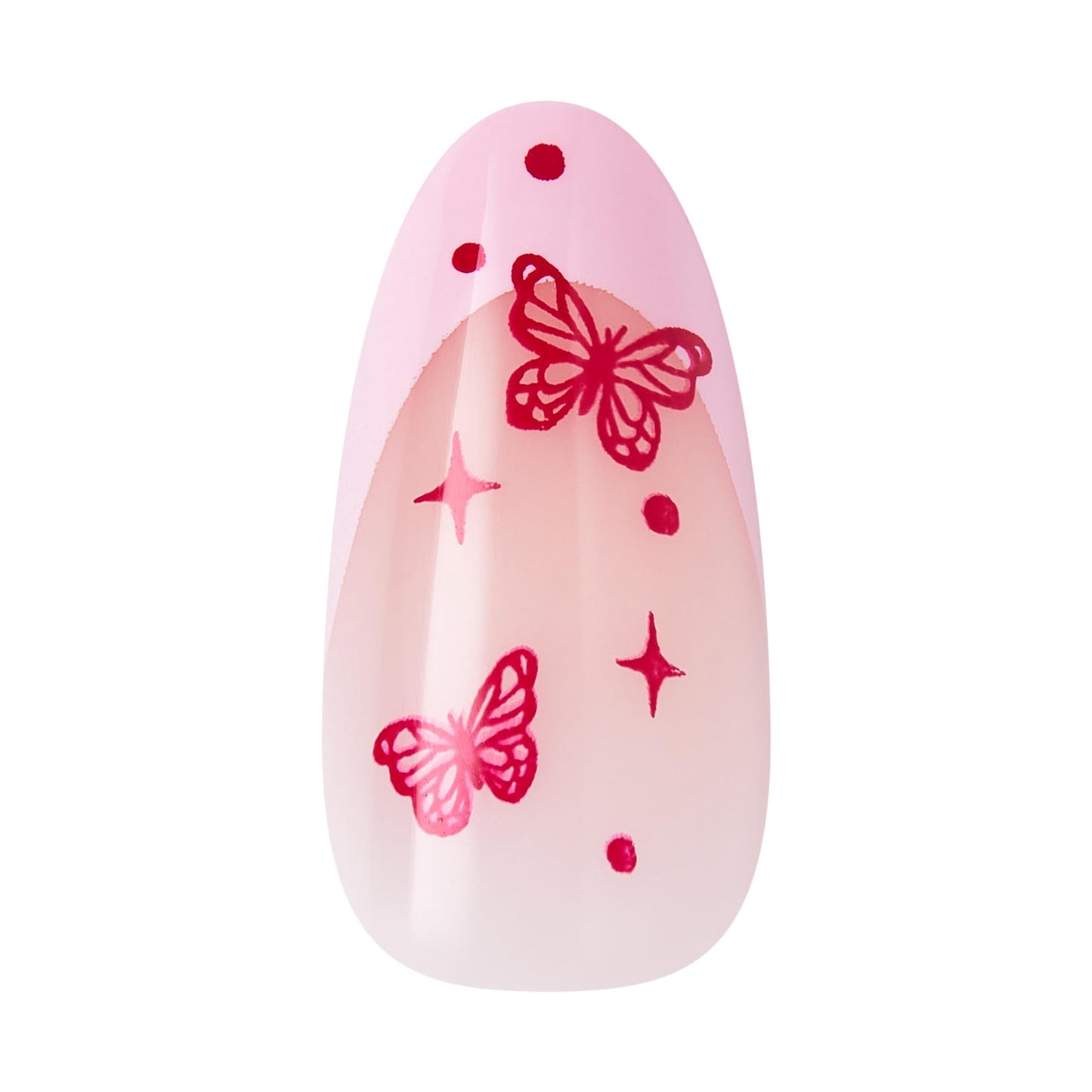 Kiss Core, Press On Nails, Nail glue included, 'Signature', Pink, Medium Size, Almond Shape, Includes 32 Nails, 2g Glue, 1 Manicure Stick, 1 Mini File Beauty & Personal Care KISS