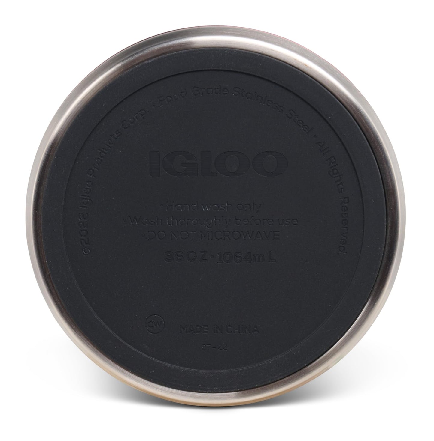 Igloo, 36 OZ Stainless Steel, Twist ‘n’ Chug Bottle, Carbonite