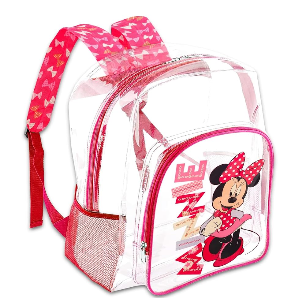 Disney Minnie Mouse Transparent 16" Backpack