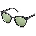 TOMS Juniper Traveler Round Eyeglasses for Women - Designer Sunglasses - UV Protection Glasses w/Case - SOLAFLEX material