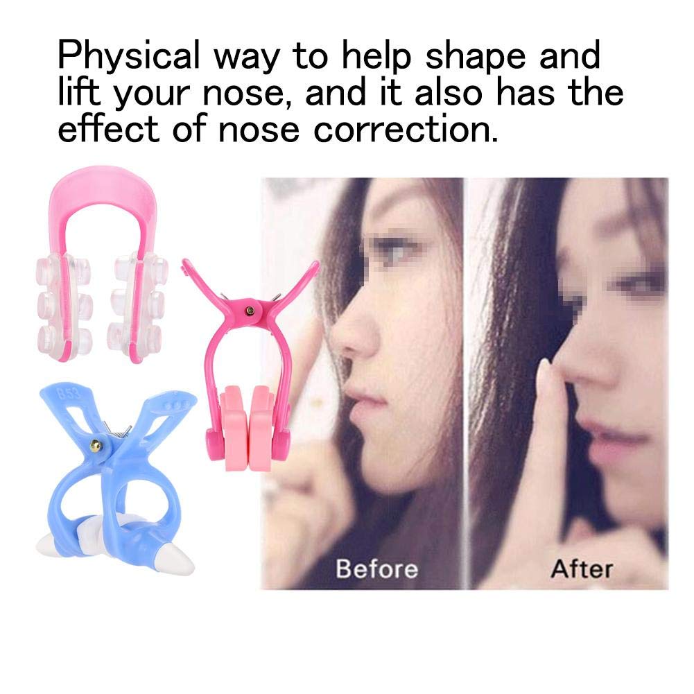 Sonew 3Pcs Nose Shaper Clip, Soft Silicone Nose Lifter for Wide Noses, Unisex Beauty and Personal Care Sonew