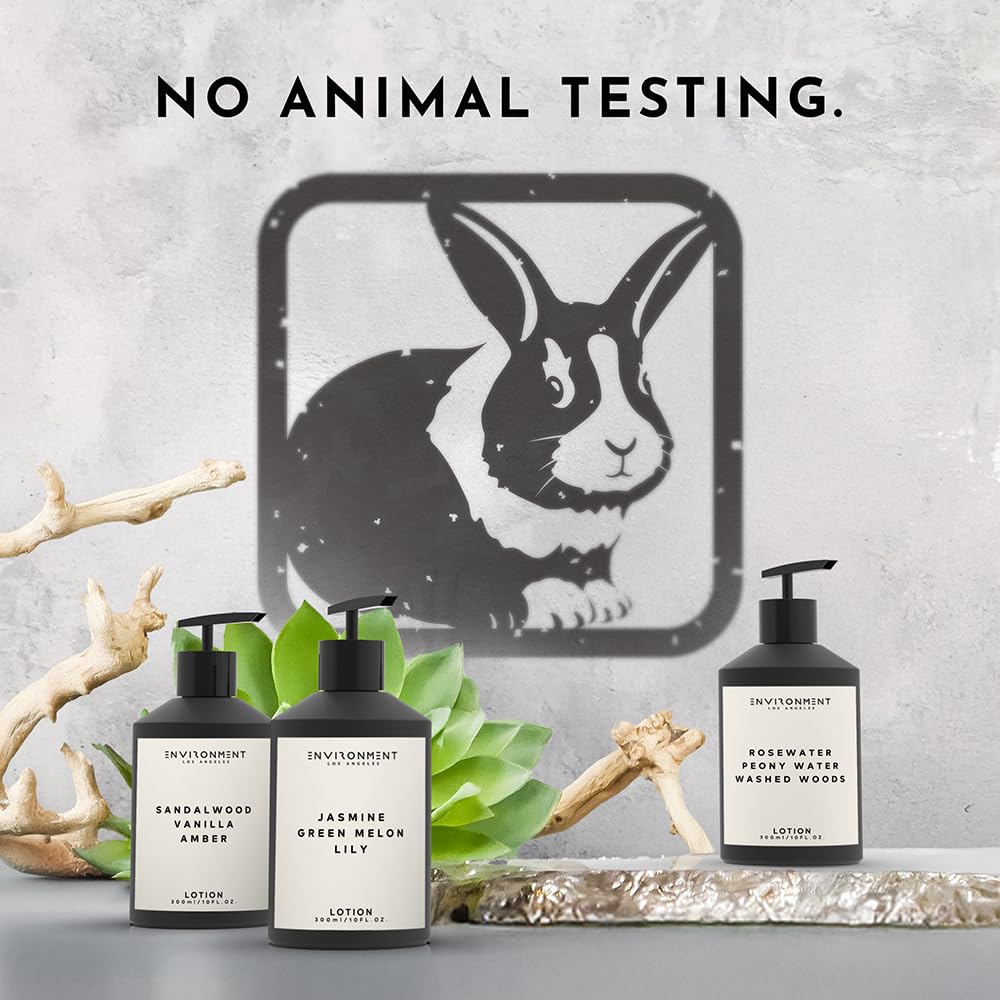 ENVIRONMENT Inspired by 5-Star Resort WN Lotion, 300ml Luxury Scented Lotion (Jasmine | Green Melon | Lily) Bathroom Luxury, Men & Women High-End Body