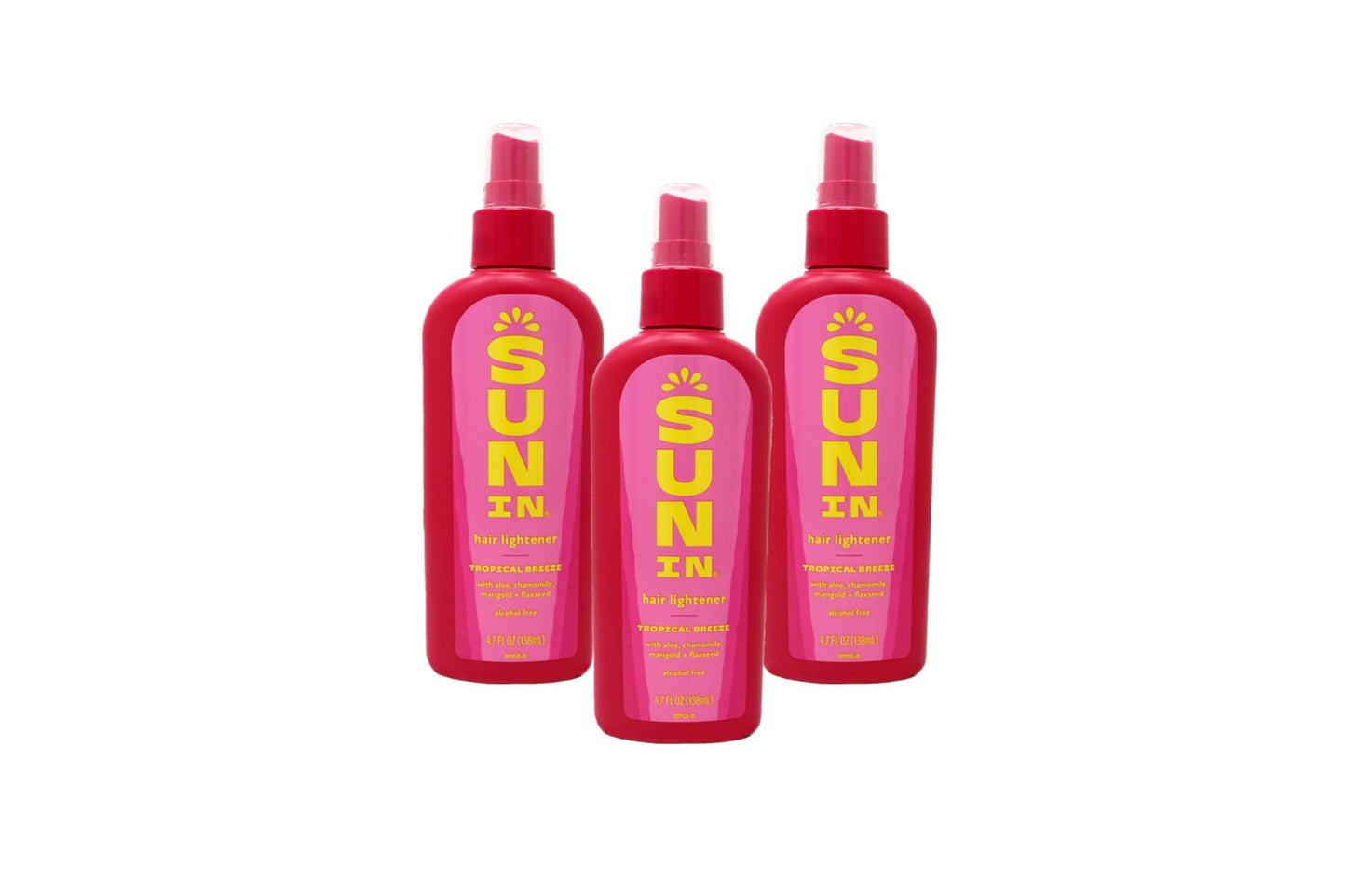Sun In Original Spray-In Hair Lightener, Tropical Breeze , 4.7-Ounce Bottles (Pack of 3)
