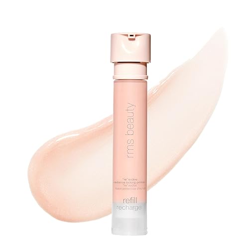 RMS Beauty RE:Evolve Radiance Locking Primer - Lightweight Illuminating Makeup Base With Pore Minimizer, Hydrating Oil-Free Formula to Lock & Enhance