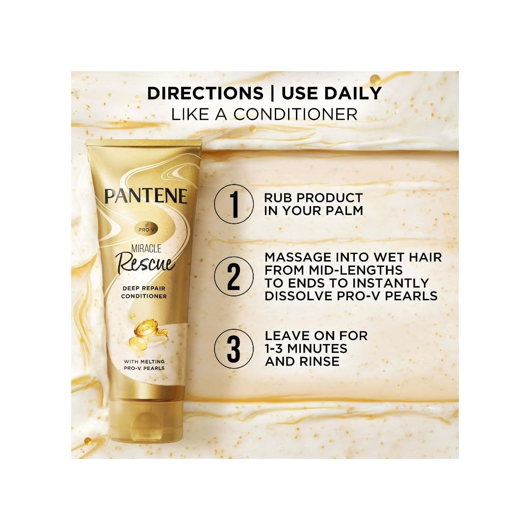 Miracle Bond Repair Keratin + Vitamin E Shampoo and Miracle Rescue Deep Repair Conditioner Dual Pack