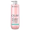Olay Super Serum Body Wash for Sensitive Skin, 24hr Long Lasting Hydration, 5+ Ingredient Complex for Bright Even Firm Luminous Skin, 20 fl oz