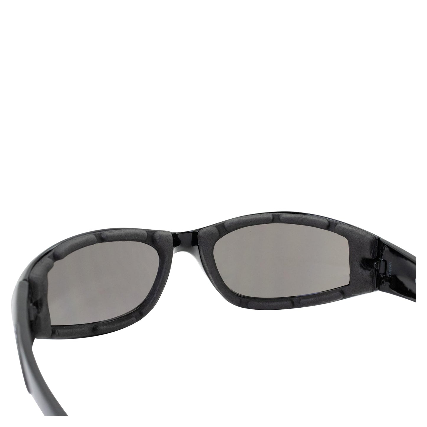 Global Vision Eyewear Marilyn 11 Women's Padded Bling Black Motorcycle Sunglasses Flash Mirror Lenses