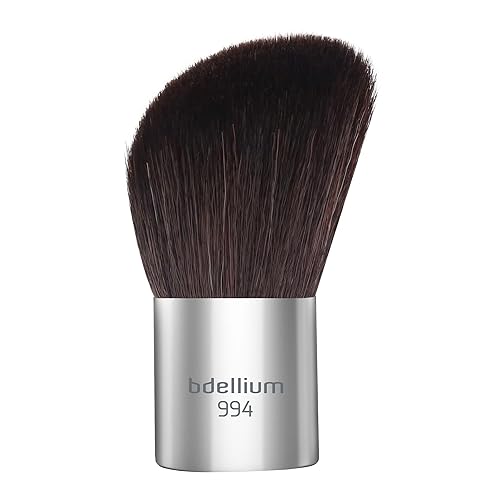 Bdellium Tools Professional Makeup Brush - Studio Series 994 Slanted Kabuki - With Soft Synthetic and Natural Mixed Fibers, For Full Coverage
