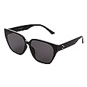 French Connection Women's Maisie Square Sunglasses, Black, 62 mm