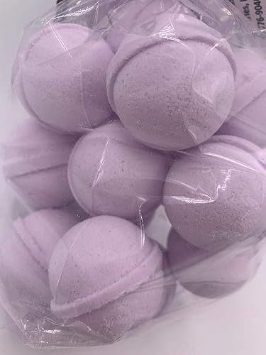 Spa Pure Bath Bomb Fizzies with Shea, Mango and Cocoa Butter, Ultra Moisturizing CASE Pack (14 Count) Pack of 6 (Lilac)
