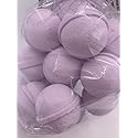 Spa Pure Bath Bomb Fizzies with Shea, Mango and Cocoa Butter, Ultra Moisturizing CASE Pack (14 Count) Pack of 6 (Lilac)