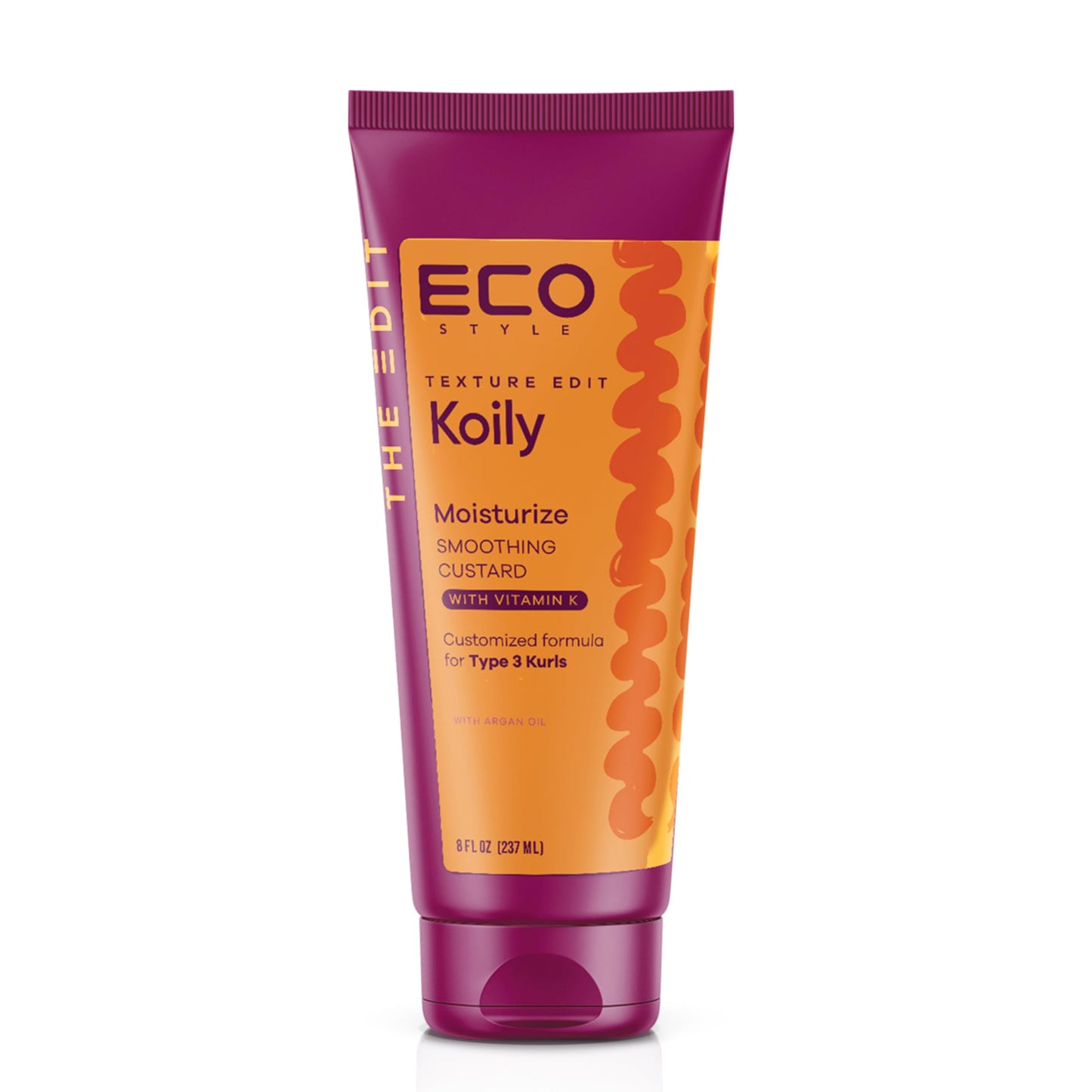 Eco Style, Texture Edit, Koily Moisturize Smoothing Butter for Type 4 curly hair - A sulfate-free, ultra-rich curly hair conditioner that provides