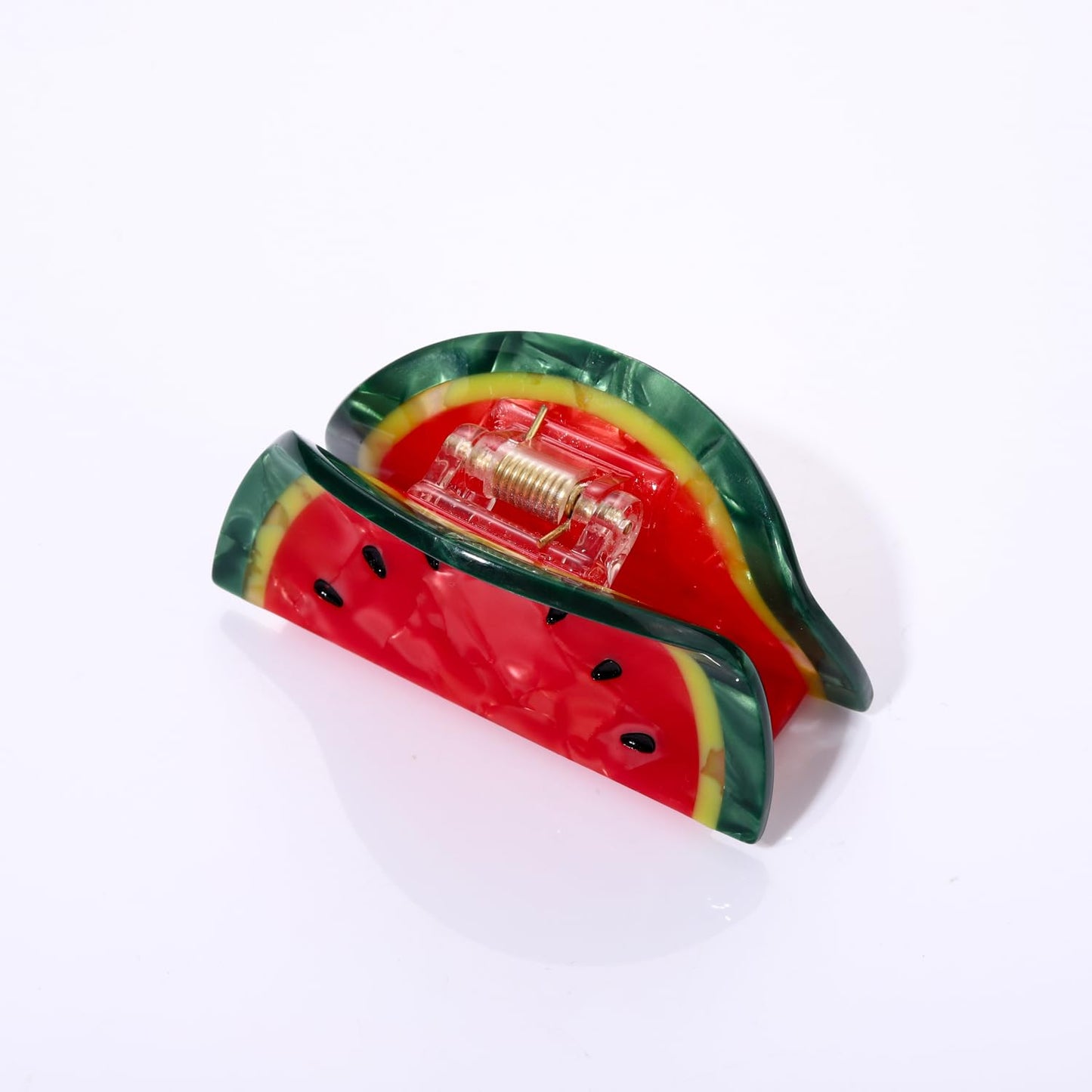 Cute Fruit Watermelon Hair Claws and Clips - Fashion Summer Barrettes, Acetate Claws for Thin, Medium & Short Hair, Hair Accessory Gifts