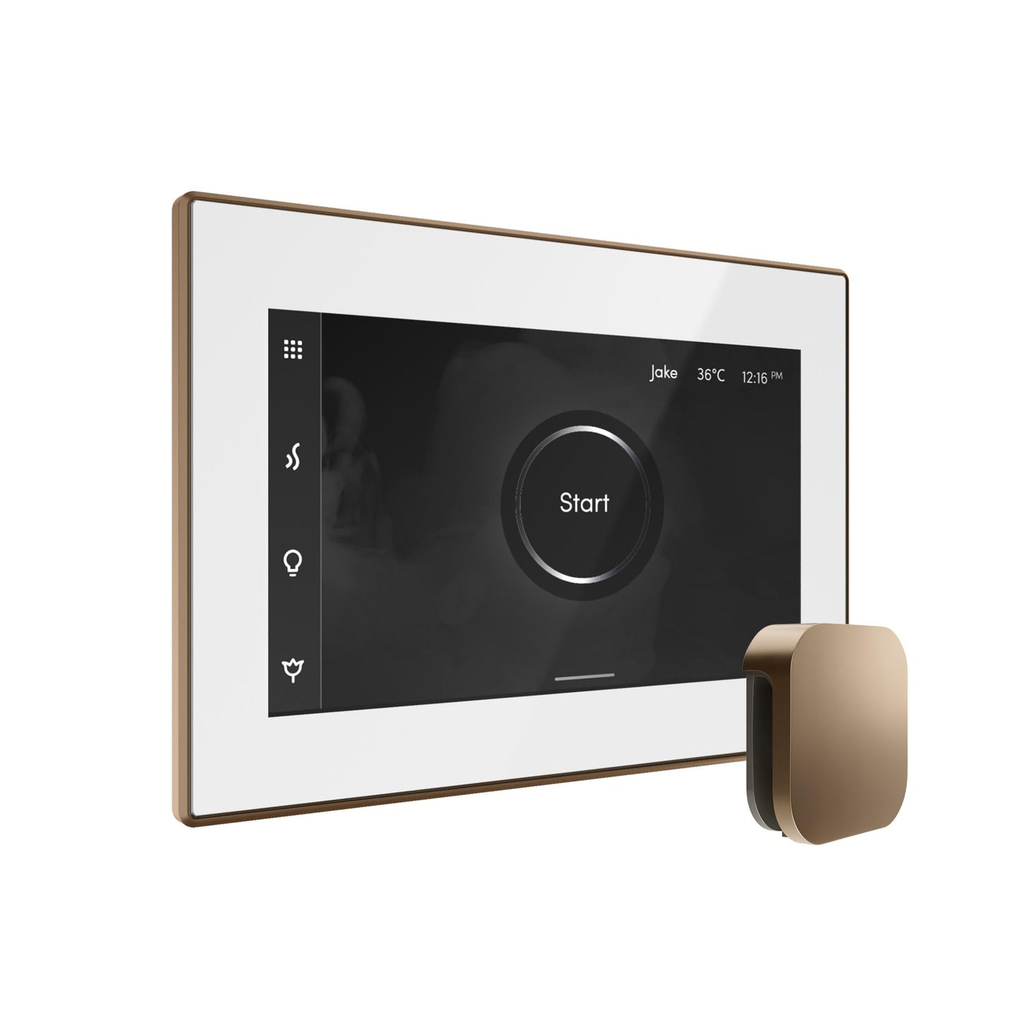 Mr Steam XDream Max Steam Shower Control Package with iSteamX Control and Steamhead in Black White Beauty and Personal Care Mr. Steam